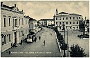 Abano Terme con tram in fermata davanti al municipio nel 1947 (Giancarlo Cantarella)